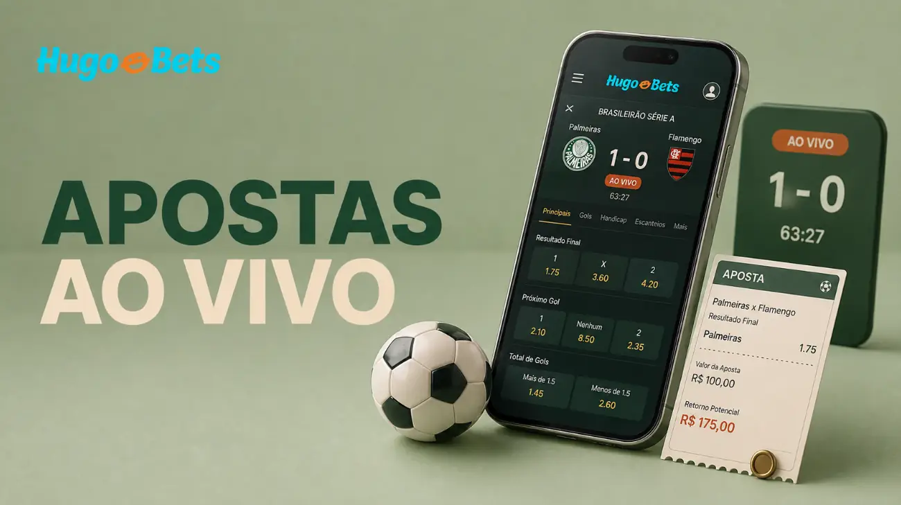 Apostas Esportivas e Mercados ao Vivo na Hugo Bets