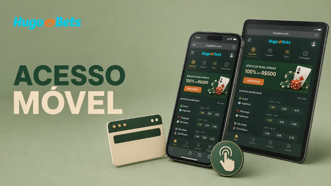 Acesso Móvel à HugoBets sem Instalação